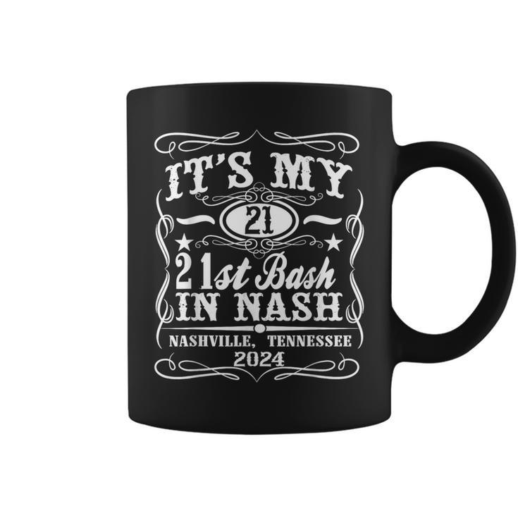 Nashville 21St Birthday Whiskey Themed Coffee Mug