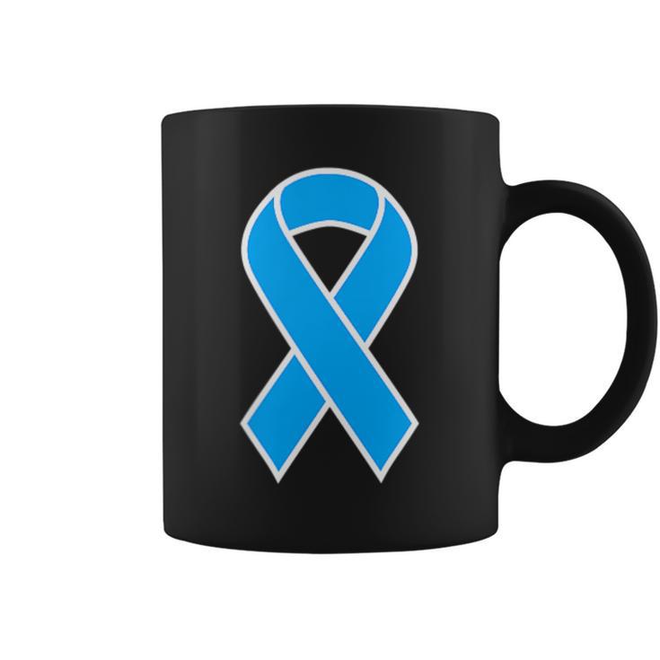 National Foster Care Month Blue Ribbon In Corner Coffee Mug