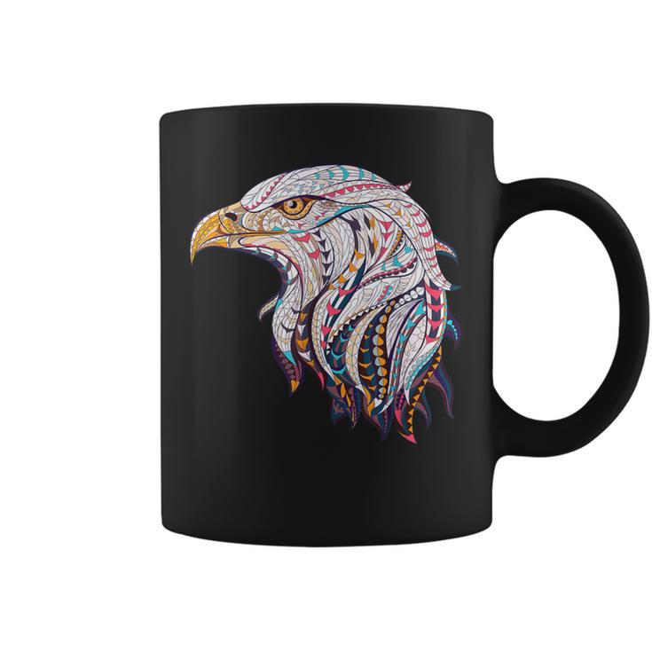 Native American Colorful Patriotic Eagle Beautiful Coffee Mug