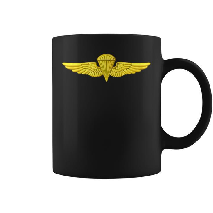 Naval Parachutist Jump Wings Airborne Navy Badge Coffee Mug