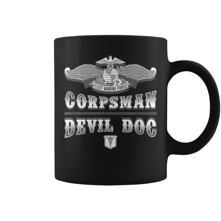 Navy Corpsman Devil Doc Fmf 8404 Coffee Mug