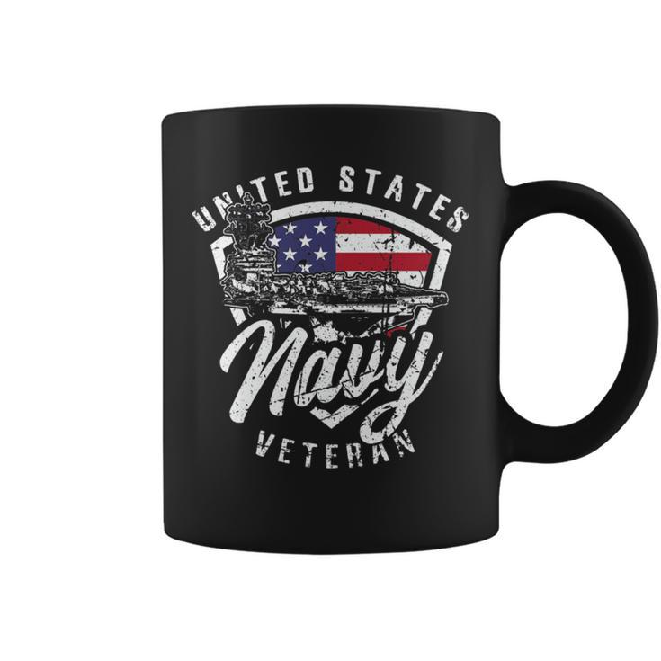Navy Proud Patriotic Veteran Retired Coffee Mug