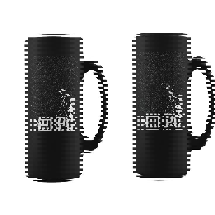 I Need Space T Camisa Telescópica Y Espacial Divertida Taza de café
