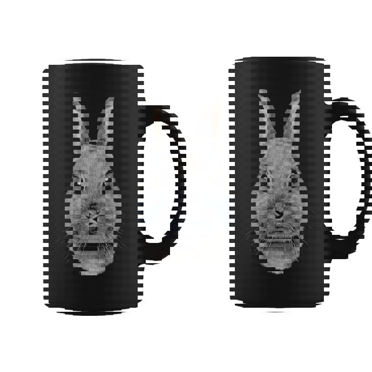 Netherland Dwarf Rabbit Face Coffee Mug