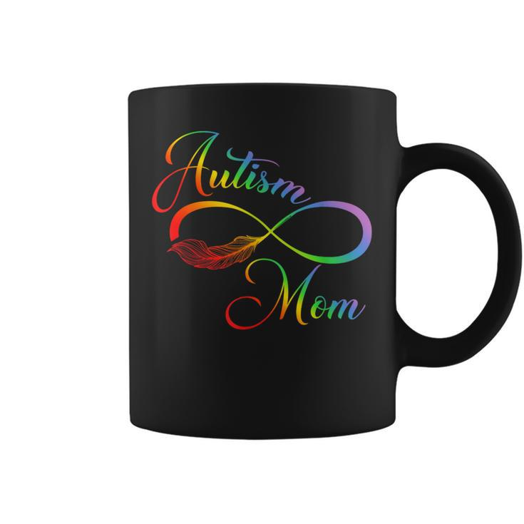 Neurodiversity Symbol Rainbow Autism Mom Autism Infinity Coffee Mug