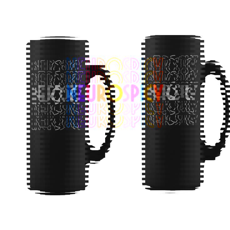 Neurospicy Neurodiversity Brain Autism Awareness Adhd Coffee Mug
