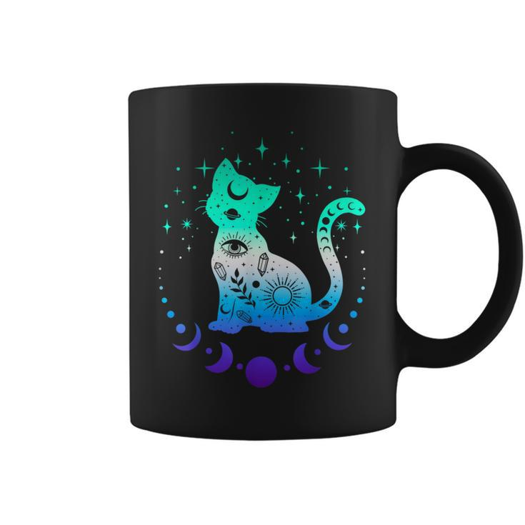 New Blue Gay Male Mlm Pride Flag Astrology Cat Coffee Mug