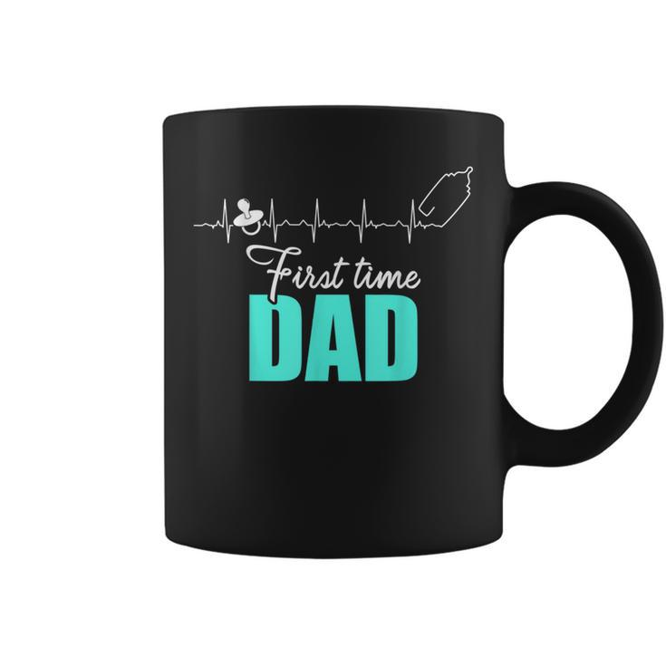 New First Time Dad To Be Heartbeat Daddy Coffee Mug