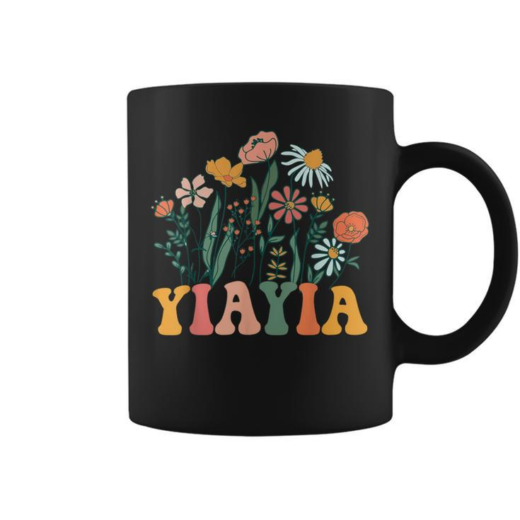 New Yiayia Wildflower First Birthday & Baby Shower Coffee Mug