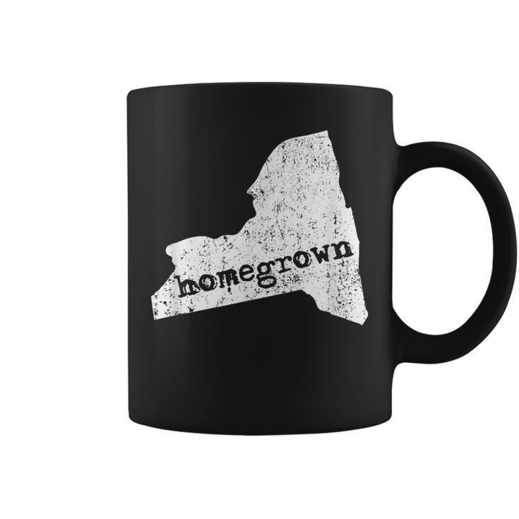 New York Home State Homegrown For New Yorkers Coffee Mug