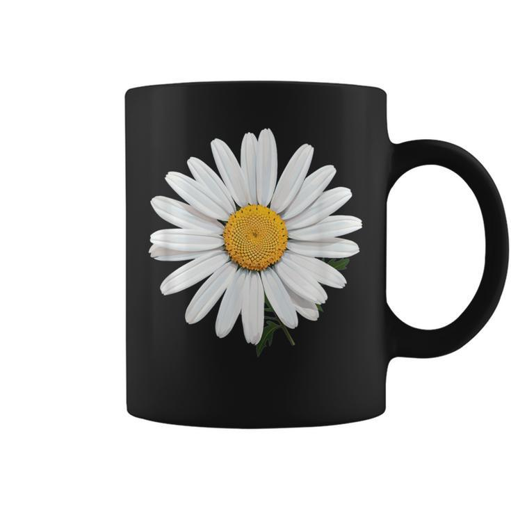 Nice White Daisies Flower Coffee Mug
