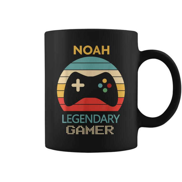 Noah Name Personalised Legendary Gamer Coffee Mug