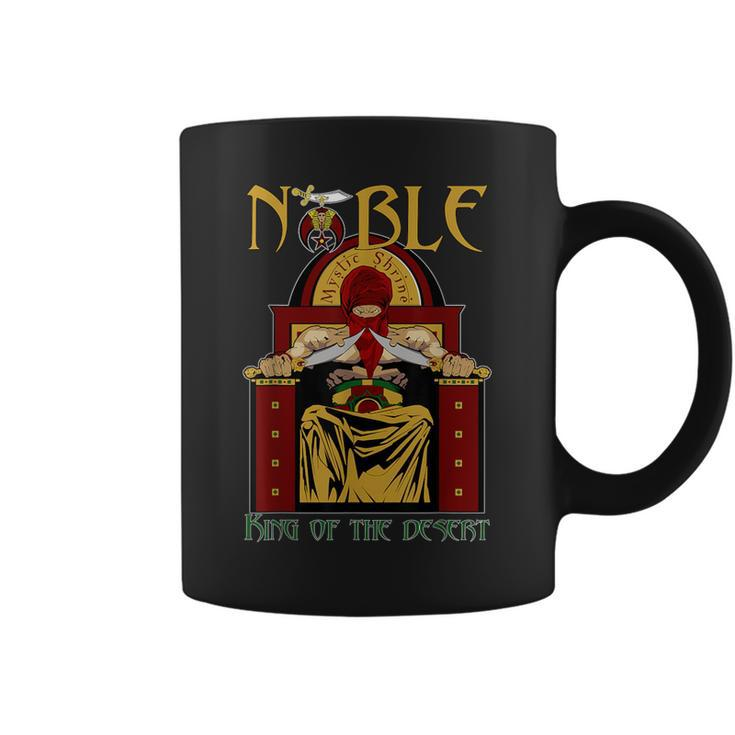 Noble Mystic Shrine King Of The Desert Shriner Father's Day Coffee Mug