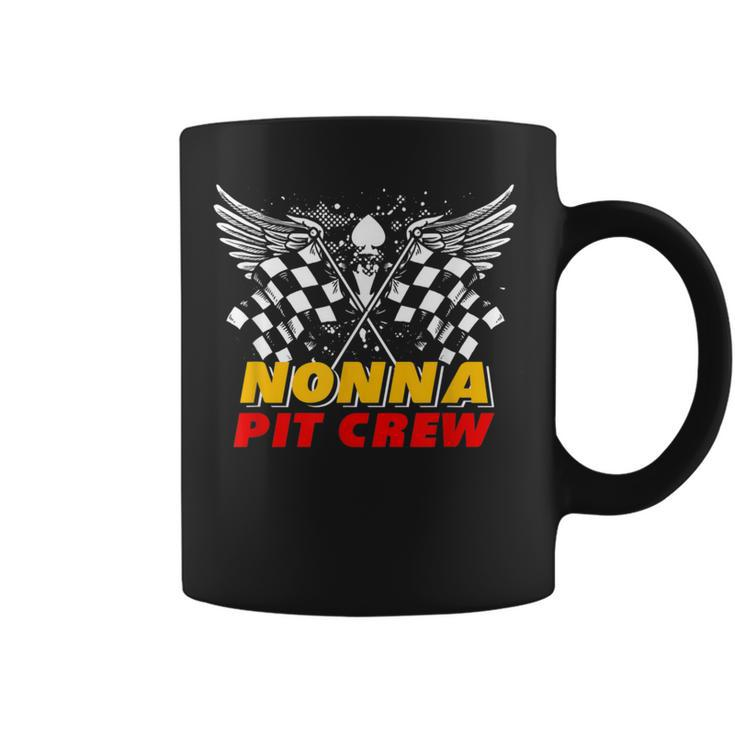 Nonna Pit Crew Race Car Birthday Party Matching Family Coffee Mug