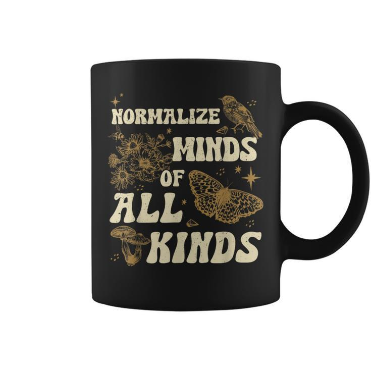 Normalize Minds Of All Kinds Neurodiversity Autism Awareness Coffee Mug