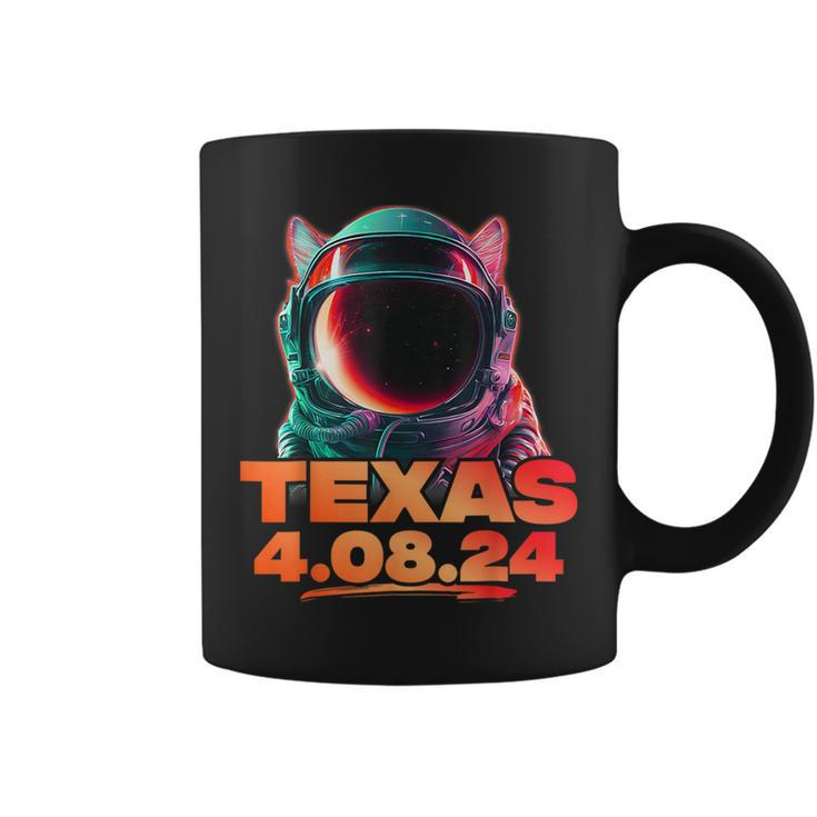North America Total Solar Eclipse Dog Corgi 2024 Texas Usa Coffee Mug