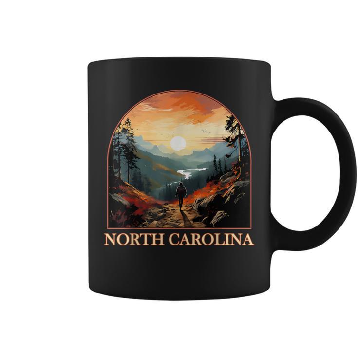 North Carolina Nc Hiking Mountain State Pride Coffee Mug