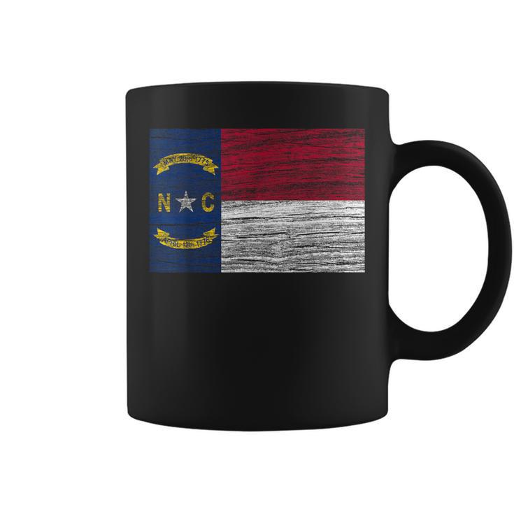 North Carolina State Flag Vintage Distressed Nc Coffee Mug