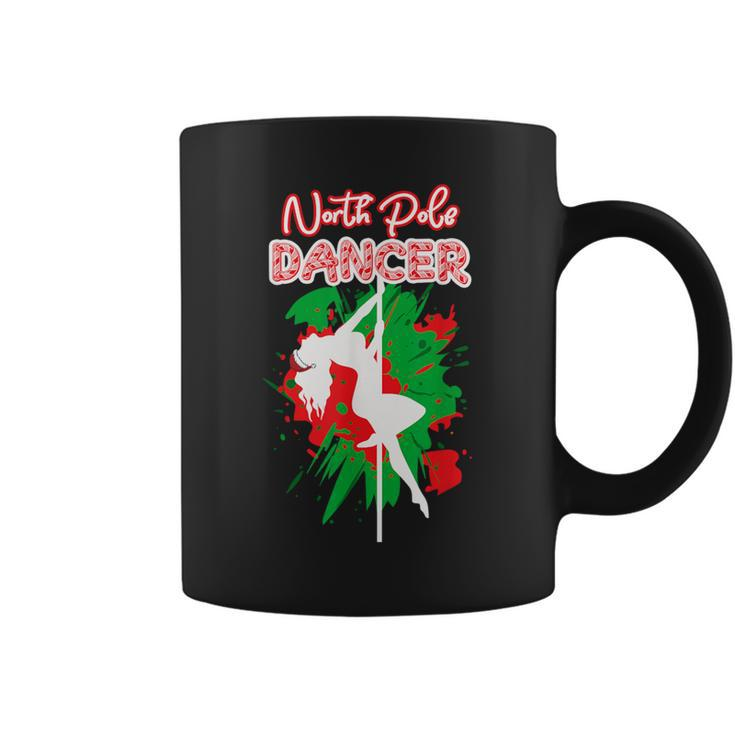 North Pole Dancer Naughty Santa Christmas Stripper Coffee Mug