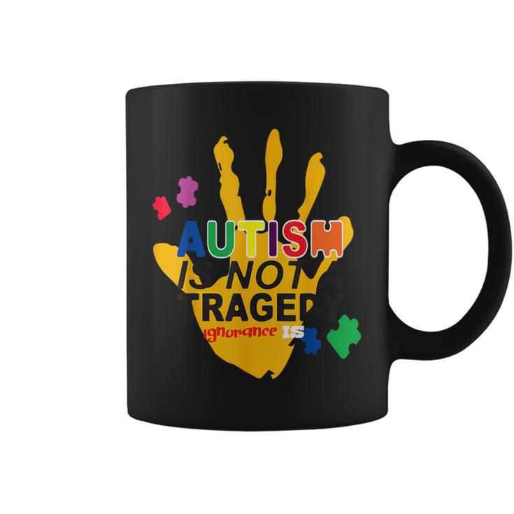 Not A Tragedy Saying Inspirational Autism Awareness Coffee Mug