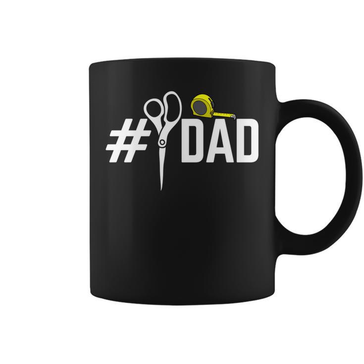 Number One Sewing Dad Quilting Father's Day Sewer Dad Coffee Mug