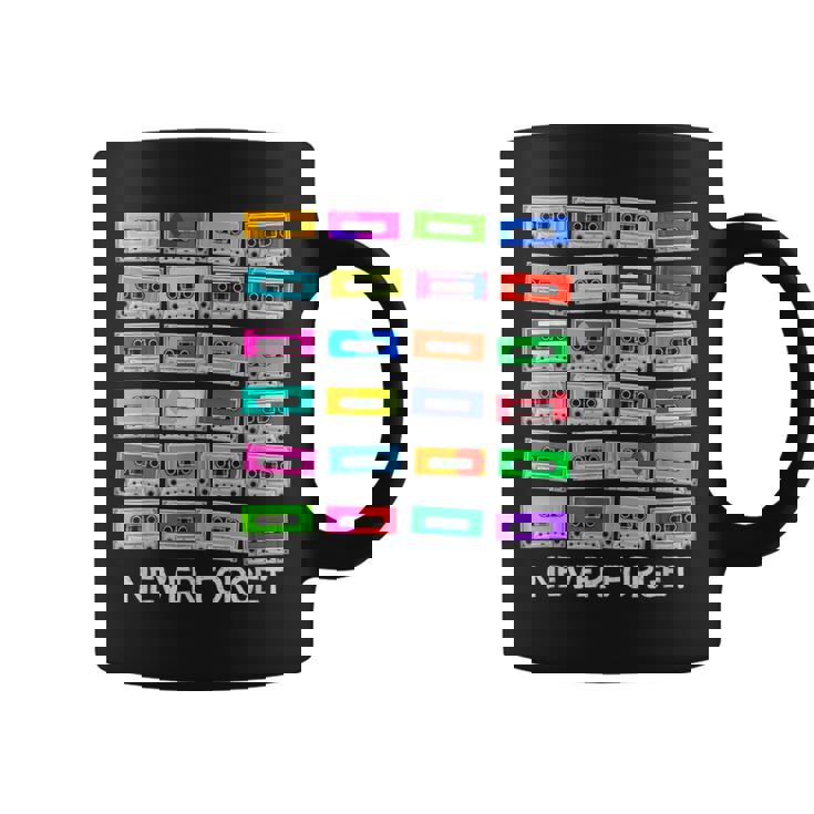 Nunca Olvides Cinta De Audio Para Cassette – Nunca Olvides 80S Taza de café
