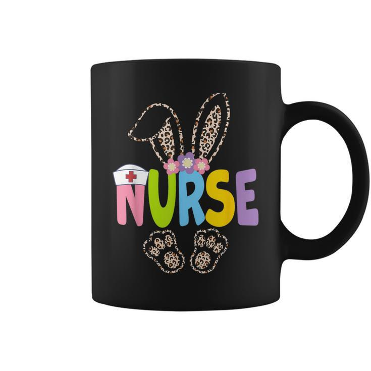 Nurse Bunny Leopard Easter Nurse Easter Nurse Life Bunny Coffee Mug