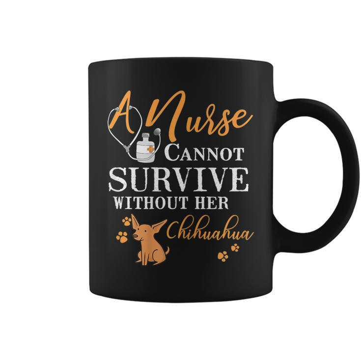 Nurse Chihuahua Mom Quote Dogs Lover Coffee Mug