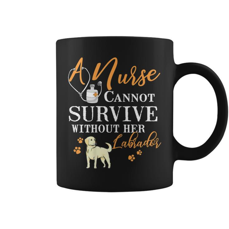 Nurse Labrador Mom Quote Dogs Lover Coffee Mug