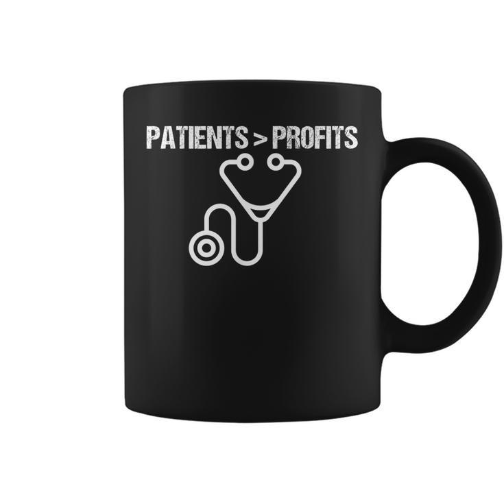 Nurse Strike Patients Before Profits Coffee Mug