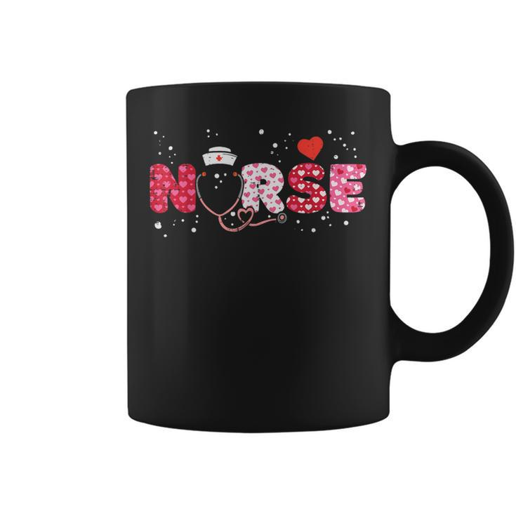Nurse Valentines Day Valentine Scrub Top Scrubs Nicu Coffee Mug