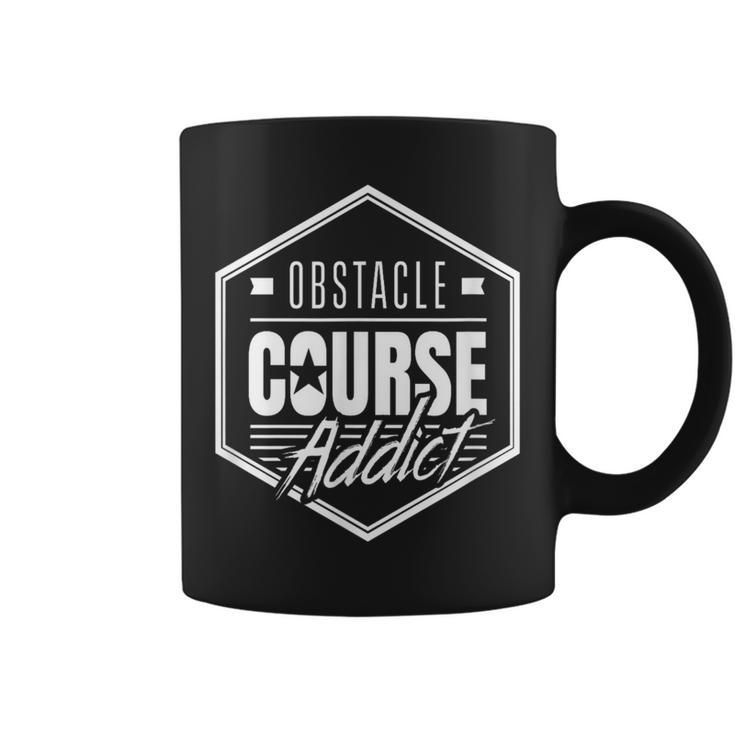 Obstacle Course Addict Athlete Racing Ocr Runner Coffee Mug