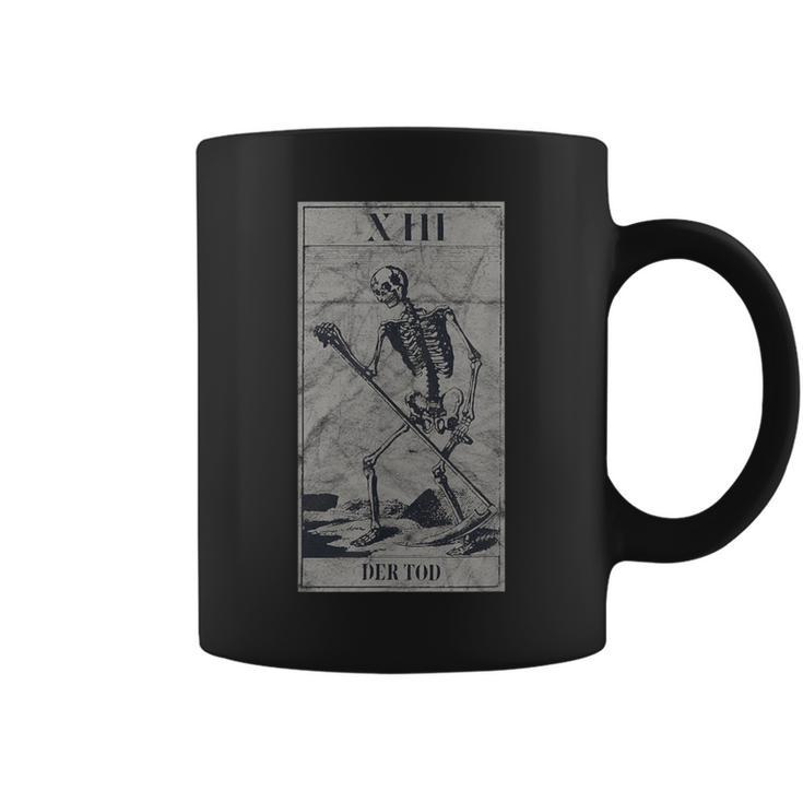 Occult Der Tod Tarot Card The Death La Mort Gothic Vintage Coffee Mug