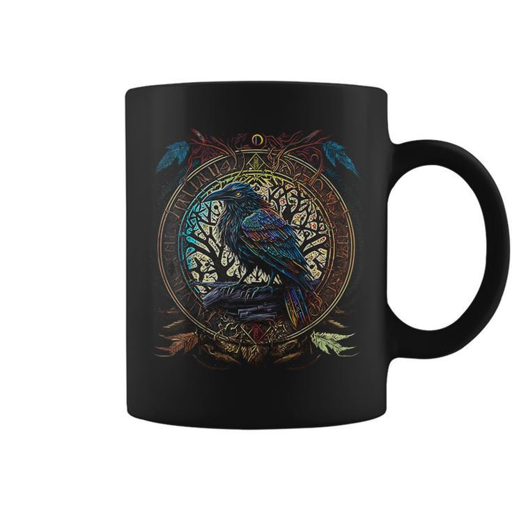 Odin's Raven Northman Valhalla Norse Mythology Coffee Mug