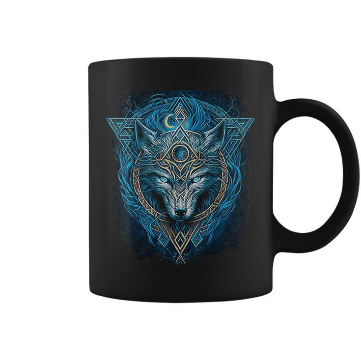 Odin's Wolf Northman Valhalla Norse Mythology Coffee Mug