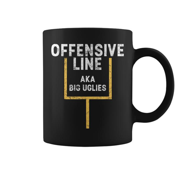 Offensive Lineman Ol Big Nasty Football Coffee Mug