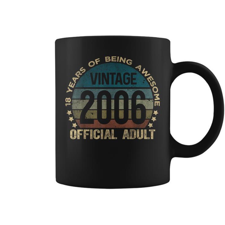 Official Adult 18Th Birthday 18 Year Old Vintage 2006 Coffee Mug