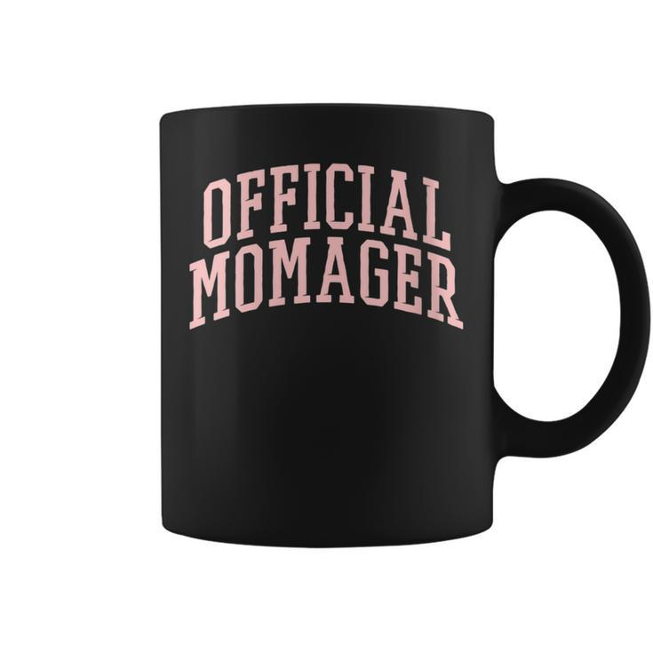 Official Momager Mom Manager Boss Lady Momprenuer Coffee Mug