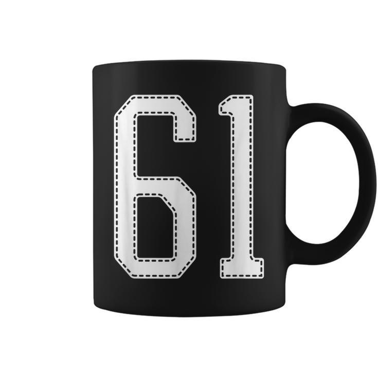 Official Team League 61 Jersey Number 61 Sports Jersey Coffee Mug