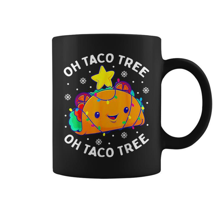 Oh Taco Tree Christmas Cute Xmas Mexican Food Lover Coffee Mug