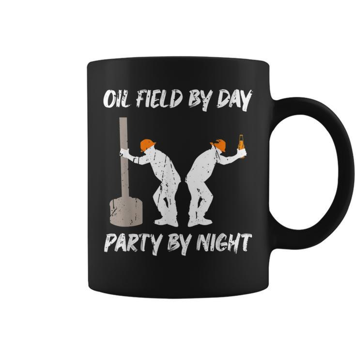 Oil Field By Day Party By Night Oilfield Coffee Mug
