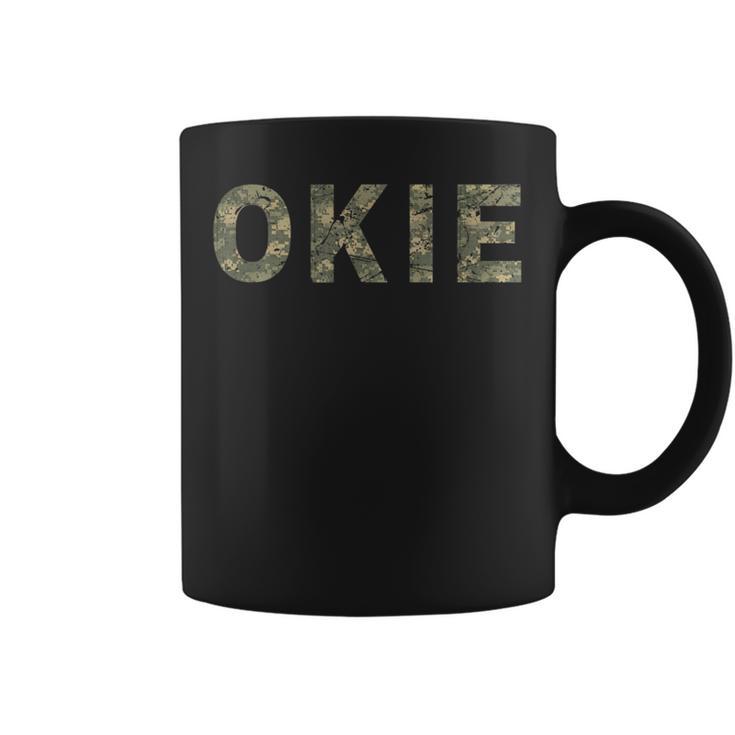 Oklahoma Digital Camo Okie Vintage Distressed Coffee Mug