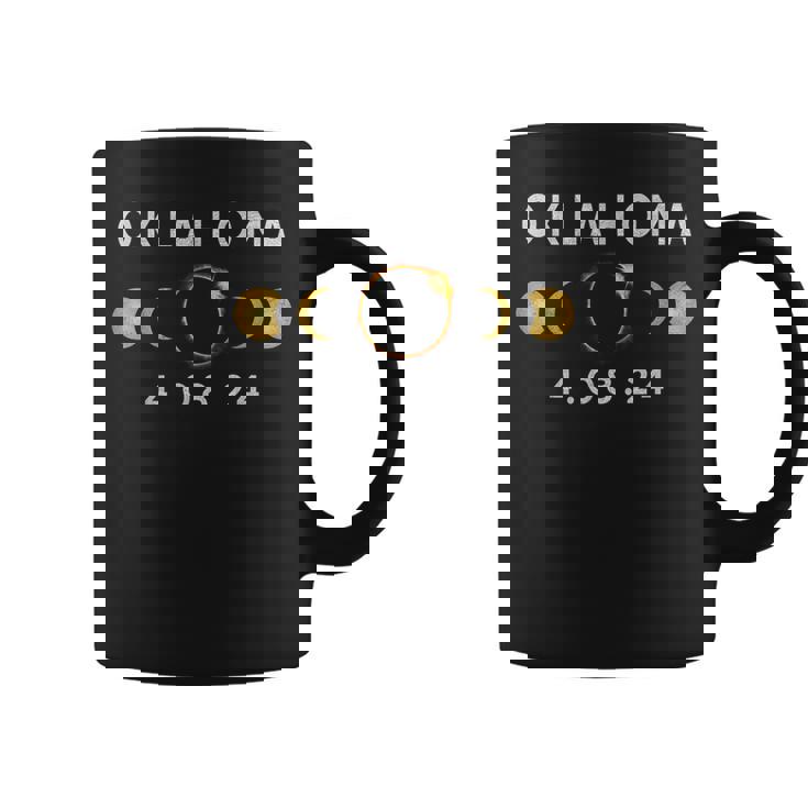 Oklahoma Total Solar Eclipse April 8 2024 Solar Eclipse Coffee Mug