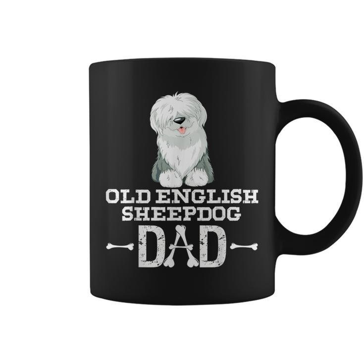 Old English Sheepdog Dad Dog Lover Father's Day Coffee Mug
