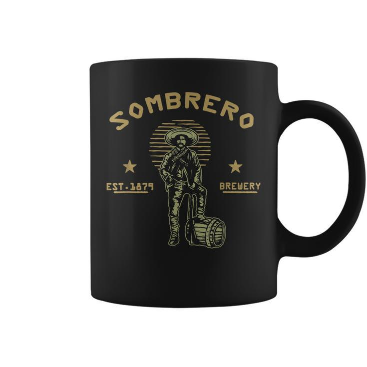 Old Sombrero Brewery Mexican Cowboy Beer Drinkers Wild West Coffee Mug