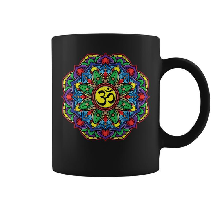 Om Symbol Aum Ohm Hindu Mandala Yoga Meditation Coffee Mug