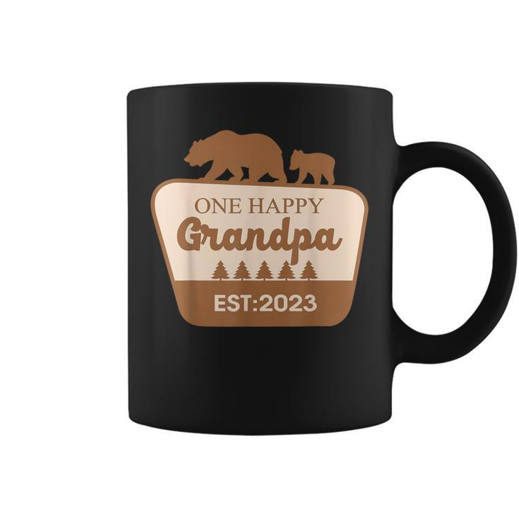 One Happy Grandpa Happy Camper Matching Familybirthday Coffee Mug