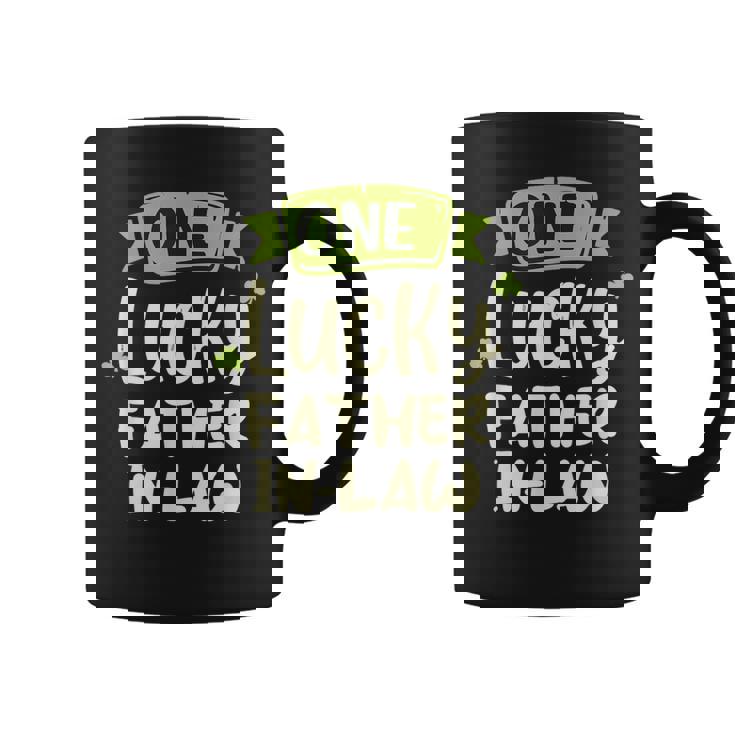 One Lucky Father-In-Law St Patrick's Day Family Coffee Mug