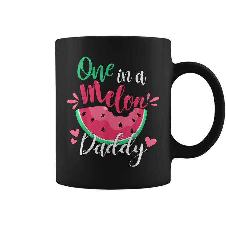 One In A Melon Daddy Birthday Party Matching Family Group Coffee Mug