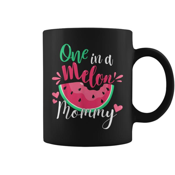 One In A Melon Mommy Birthday Party Matching Family Group Coffee Mug